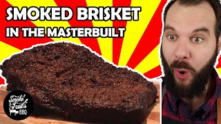 How to Make Smoked Brisket Masterbuilt Electric Smoker [upl. by Olraced]