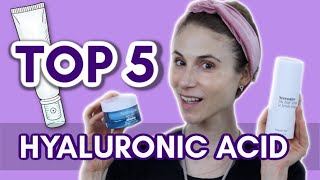 MY TOP 5 HYALURONIC ACID SKIN CARE PRODUCTS DR DRAY [upl. by Stanley312]