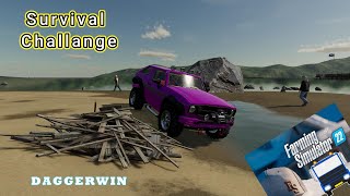 Fs 22 Survival Challange Competting against Daggerwin amp Chainsaw100 Ep 88 90 [upl. by Arlen]