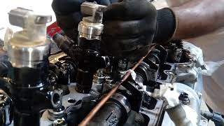 d4d injector removal 1vd engine [upl. by Ettennig311]