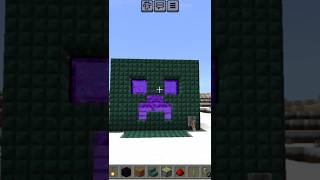 Easy Interesting creeper nether portal for Minecraft shorts [upl. by Suoicserp]