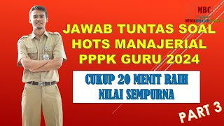 TERBARU SOAL MANAJERIAL PPPK GURU 2024  KOMPETENSI MANAJERIAL PPPK GURU 2024  UNTUK SEMUA FORMASI [upl. by Asit]