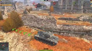 WoT Blitz 월탱블리츠 T54E1 오싸이언 1급 [upl. by Hsakaa]