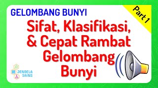 Gelombang Bunyi Fisika Kelas 11 • Part 1 Sifat Klasifikasi dan Cepat Rambat Gelombang Bunyi [upl. by Anol]