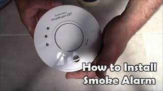 How to install mains powered smoke alarms Wiring Smoke Alarm Fire Angel Pro [upl. by Melleta61]