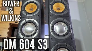 BampW DM604 S3  Cambridge Audio sound amp bass test HQ [upl. by Odnanref]