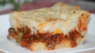 Pastel de Yuca Relleno con Carne y Vegetales [upl. by Nagey]