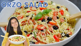 Summer Orzo Pasta Salad [upl. by Chuck]