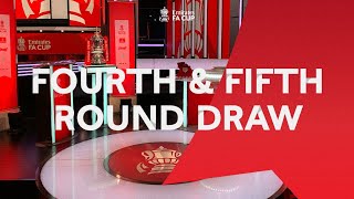 LIVE  Fourth AND Fifth Round Draw  Emirates FA Cup 2021 [upl. by Aiuhsoj]