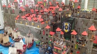 Playmobil  Pirates  Knights  Castle  Ritterburg  Piratenschiff  Ritter [upl. by Ulick]