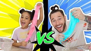 Cali VS Daddy Slime Competition [upl. by Colon671]