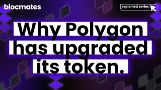 The Polygon MATIC to POL Token Upgrade Explained [upl. by Nirot]