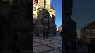 Prague Astronomical Clock  Czech Republic prague pragueorloj oldtownsquare [upl. by Krik]