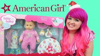 American Girl Bitty Baby Doll Set  TOY REVIEW  KiMMi THE CLOWN [upl. by Narda987]