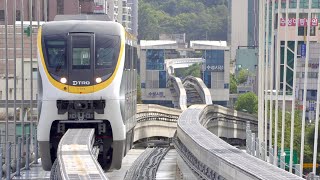 Daegu South Korea Monorail timelapse 대구 도시철도 3호선 ⁴ᴷ⁶⁰ [upl. by Janine]