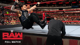 FULL MATCH  Roman Reigns vs Baron Corbin – Universal Title Match Raw September 17 2018 [upl. by Opalina544]