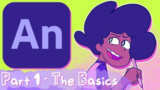 Adobe Animate CC 2021 Tutorial  Part 1  The Basics [upl. by Anaahs]