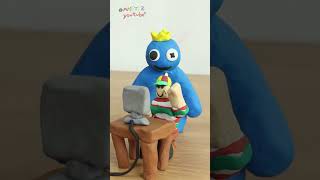 Rainbow friends blue and First friend made MrFun from Sprunki rainbowfriends sprunki roblox [upl. by Ahtamas381]