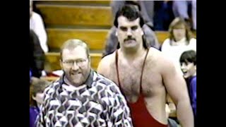 Ron ReisReese AKA The Yetis wrestling debut  Killer Kowalskis IWF  March 12 1994 [upl. by Darby]