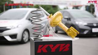 KYB Lowfer sports shock absorber  KFlex lowdown coil spring [upl. by Rona]