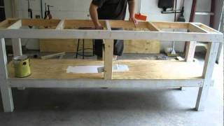 New reloading bench build 8 x 2 x 37quot [upl. by Neeoma891]