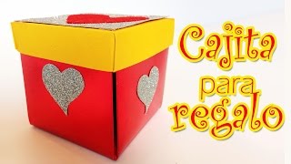 Caja para regalos de San Valentin  Manualidades para todos [upl. by Dickinson772]