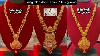 Light Weight 22k Gold Rani Haar Tanishq Designs With Weight And Price 24kt 2023Silver Rate Today F4 [upl. by Nylleoj]