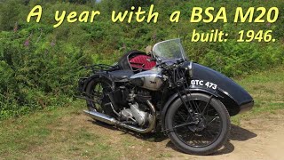 A year with a BSA M20 [upl. by Adnohrahs]