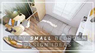 VERY SMALL ROOM DECORATING IDEAS  2x3 BEDROOM DESIGN [upl. by Christopher]