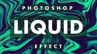 Liquid Effect Tutorial  Adobe Photoshop [upl. by Geaghan643]