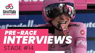 Giro dItalia 2024  Stage 14 prerace interview [upl. by Sldney]