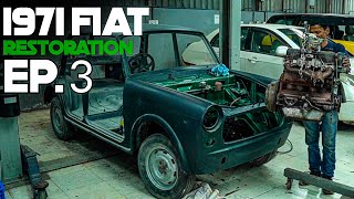 Restoring a 50 year old Fiat Padmini  EP3 Brotomotiv [upl. by Eisteb359]