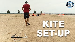 How To Set Up Your Kiteboarding Kite [upl. by Aekim878]