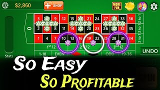 Roulette Very Easy amp Profitable Betting Strategy [upl. by Alicea399]