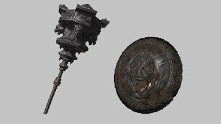 DARK SOULS 3  How Get Mornes Great Hammer and Moaning Shield Eygon of Carim Weapon and shield [upl. by Semaj]