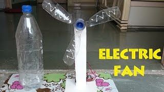 How to Make an Electric Table Fan using Bottle  Easy Way [upl. by Jolene]