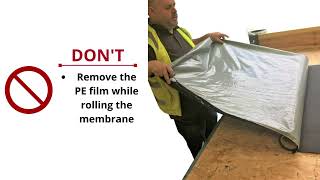 RESITRIX® EPDM Membrane Installation Dos amp Donts video [upl. by Keare241]