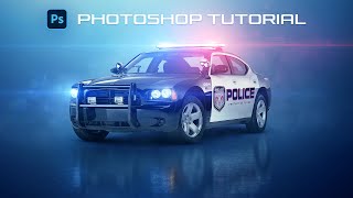 Realistic Car Reflection  Photoshop Tutorial [upl. by Ilojne]