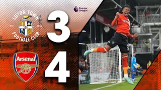 Luton 34 Arsenal  Heartbreak 😫  Premier League Highlights [upl. by Shannen]