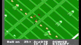 NES Play Action Football NES gameplay  Denver  Miami [upl. by Nytnerb]