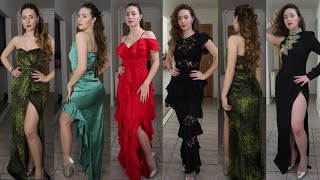 PrettyLittleThing Prom Dresses Try On Haul [upl. by Standley]