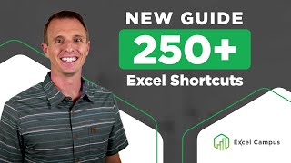 New Excel Keyboard Shortcuts List  PDF Download [upl. by Fogg]