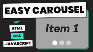 How to Create a Carousel Basic  HTML CSS amp JavaScript Web Design Tutorial [upl. by Nij545]