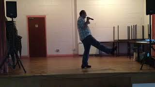 ABSOLUTE BEGINNER LINE DANCE LESSON 2  Cowboy Charleston [upl. by Ahseinod315]