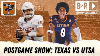 Bleacher Report Live Postgame Show Texas vs UTSA [upl. by Fontes]