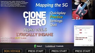 Mapping Controls in Clone Hero for a Red Octane SG [upl. by Kahler]