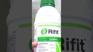 Syngeneta Rifit Herbicide  Pretilachlor 50 EC  Paddy Farming  Paddy Crop Shorts Reels [upl. by Ayyn237]