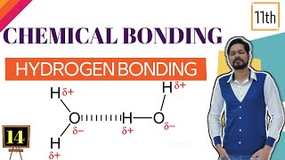 Chemical Bonding । Class 11 L 14 । Hydrogen bonding [upl. by Ise831]