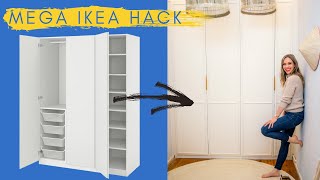 IKEA HACK PAX Einbauschrank selber bauen  Das ist ein PaxSchrank  Jelena Weber [upl. by Arbmat]