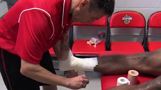 How to Tape Your Ankle for Soccer Tutorial [upl. by Tyrus]